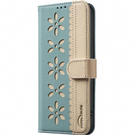 Folio Deksel Til Samsung Galaxy S25 Fe Blomsterprint Binfen-farge