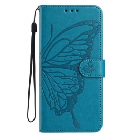 Folio Deksel Til Samsung Galaxy S25 Fe Sommerfugl Design