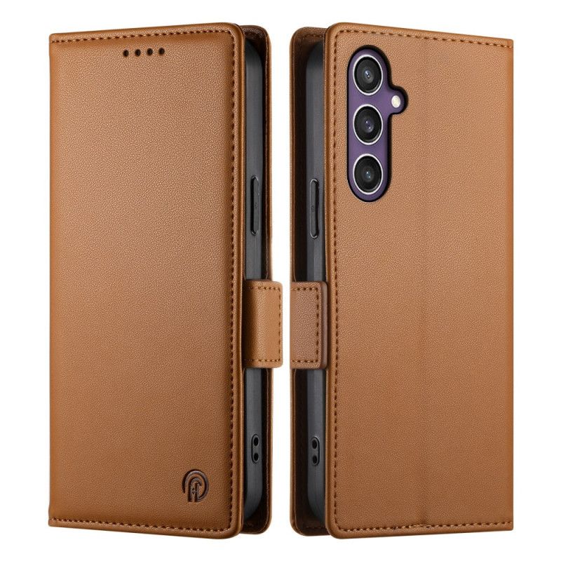 Lærdeksel Folio Deksel Samsung Galaxy S25 Fe Mobildeksel 3 Kortspor