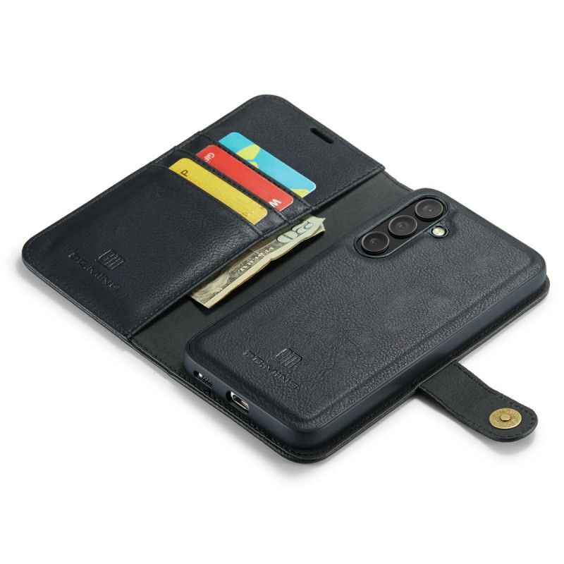 Lærdeksel Folio Deksel Samsung Galaxy S25 Fe Mobildeksel Avtakbart Etui Dg.ming