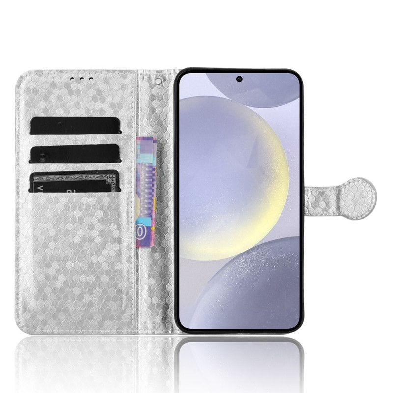 Lærdeksel Folio Deksel Samsung Galaxy S25 Fe Mobildeksel Glanset