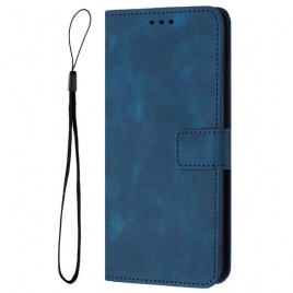 Lærdeksel Folio Deksel Samsung Galaxy S25 Fe Mobildeksel Semsket Skinneffekt