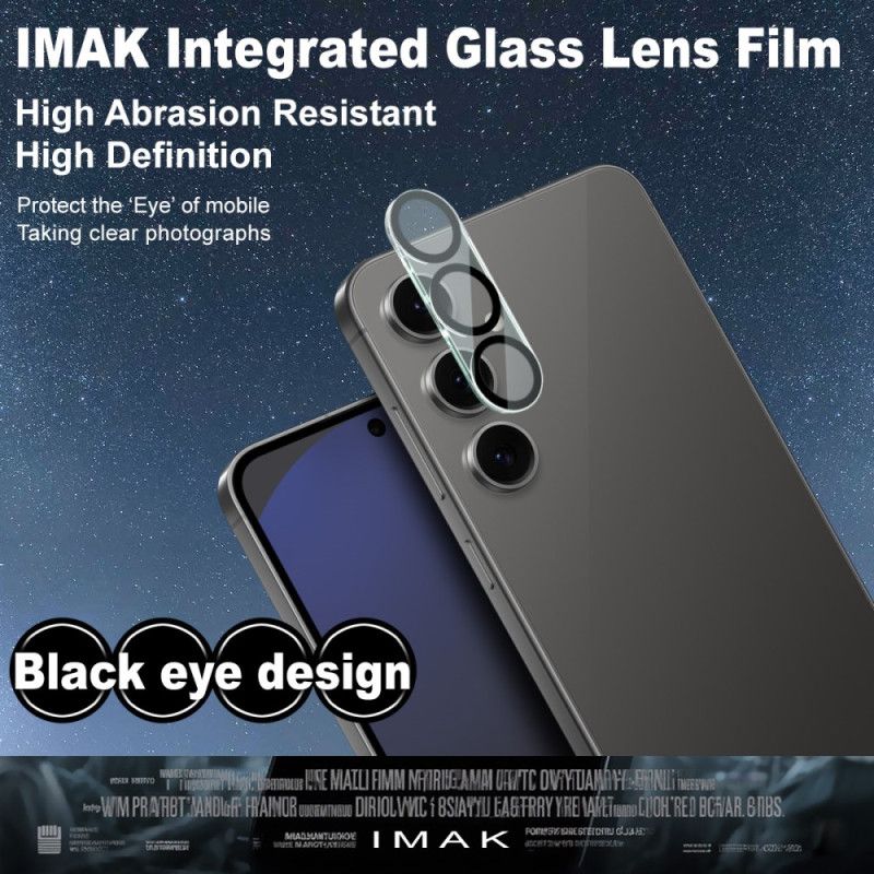 Linsebeskytter I Herdet Glass For Samsung Galaxy S25 Fe (svart Sirkeldesign) Imak