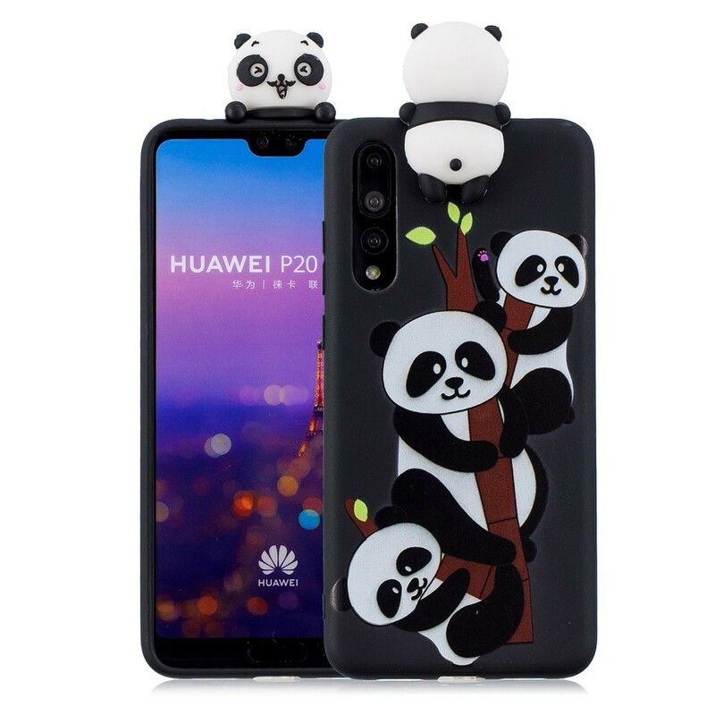 Deksel Til Huawei P20 Pro 3d Panda-familie