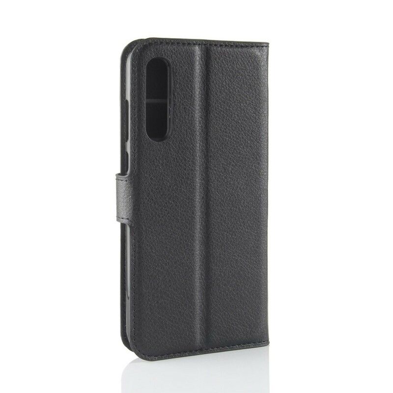 Folio Deksel Til Huawei P20 Pro Retro Litchi