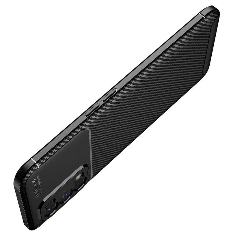 Deksel Til Realme 7 Pro Fleksibel Karbonfibertekstur