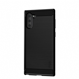 Deksel Til Samsung Galaxy Note 10 Mofi Børstet Karbonfiber