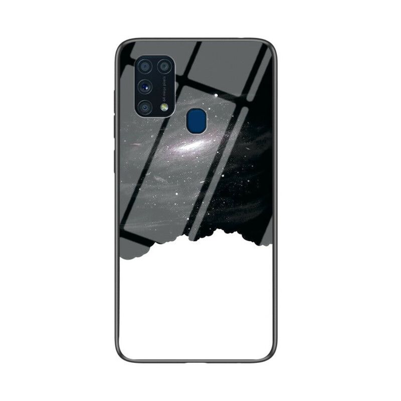 Deksel Til Samsung Galaxy M31 Skjønnhetsherdet Glass