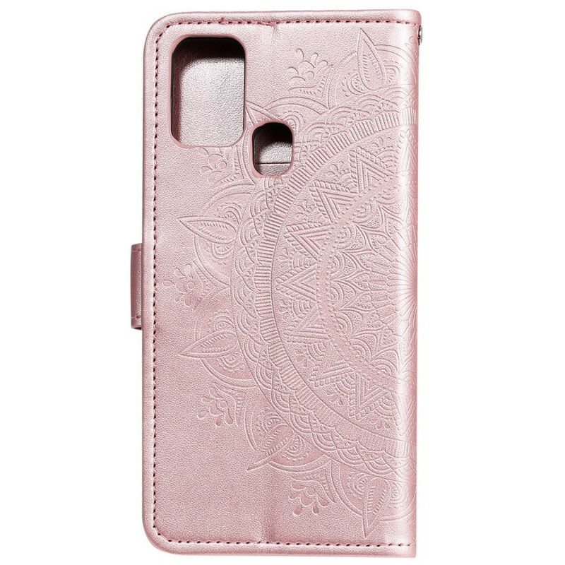 Folio Deksel Til Samsung Galaxy M31 Søn Mandala