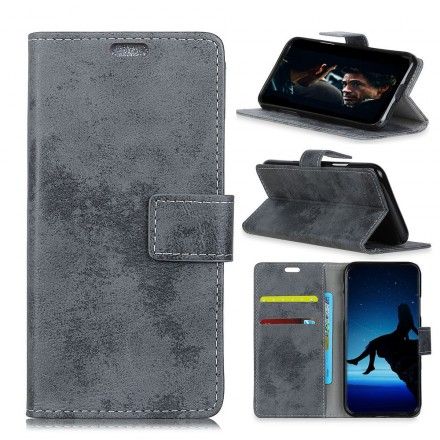 Folio Deksel Til Samsung Galaxy A7 Vintage Skinneffekt