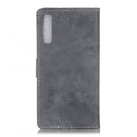 Folio Deksel Til Samsung Galaxy A7 Vintage Skinneffekt