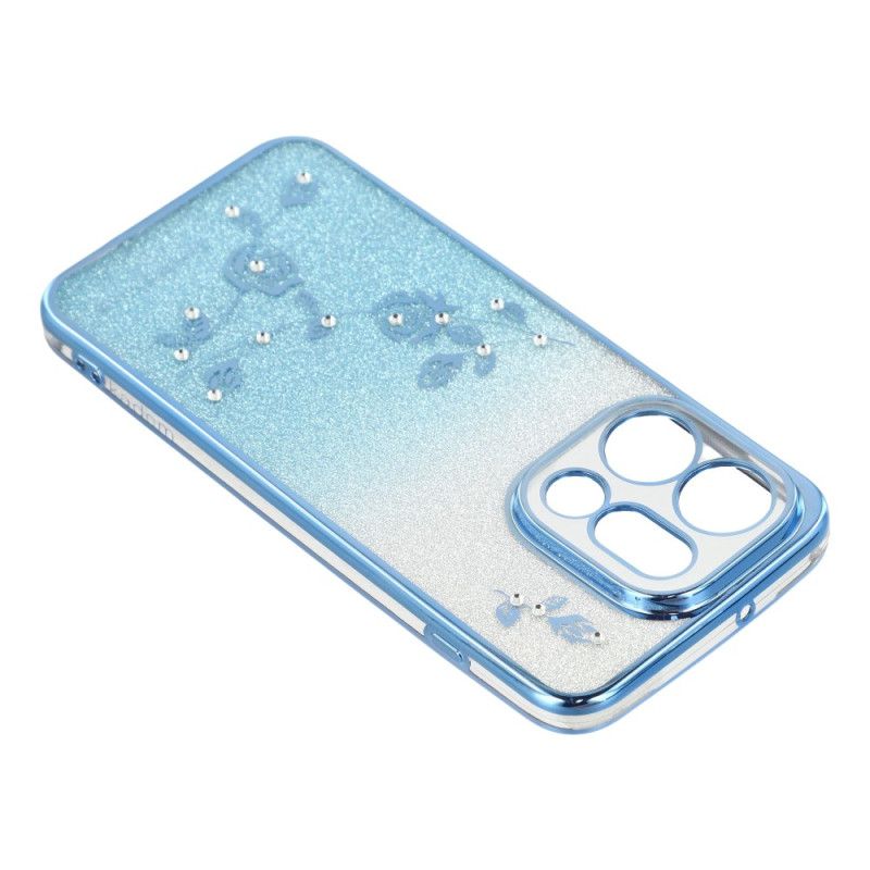 Deksel Oppo Find X9 5g Kadem Blomster- Og Strassstropper