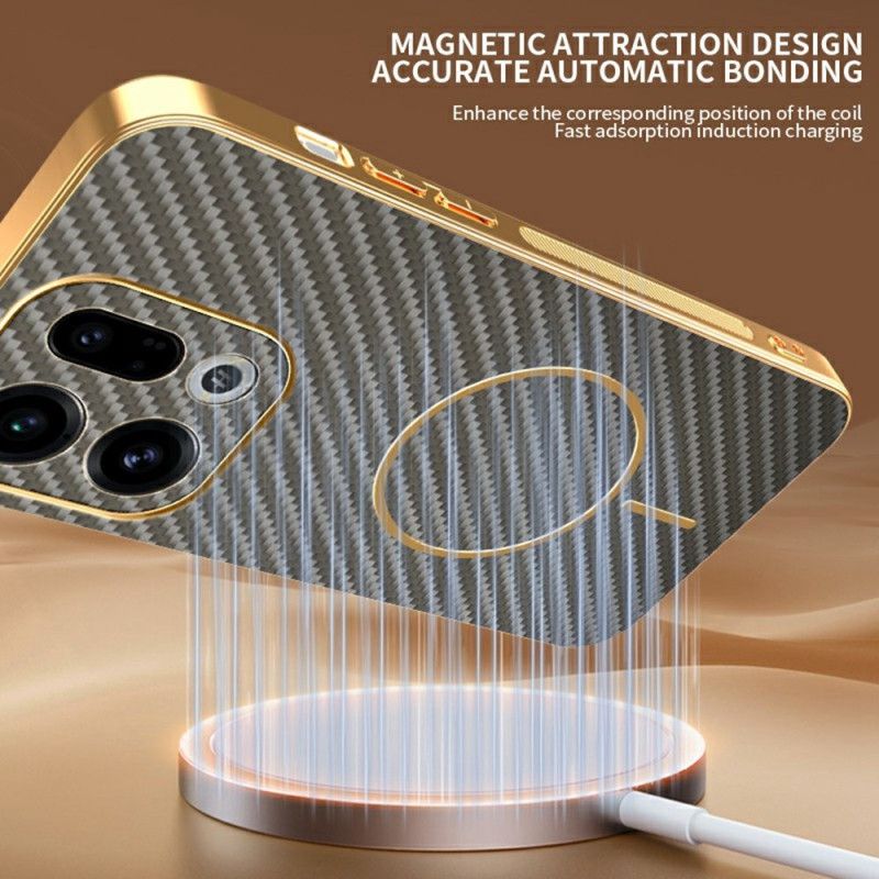 Deksel Oppo Find X9 5g Karbonfibertekstur