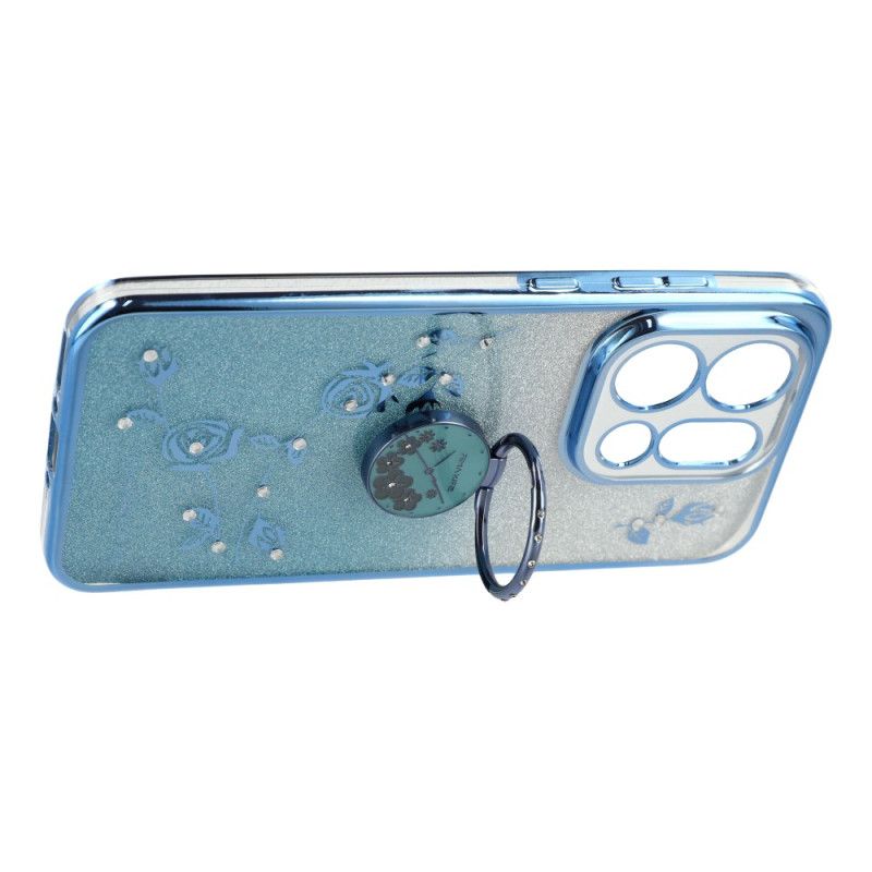 Deksel Til Oppo Find X9 5g Kadem Blomster- Og Strassringholder