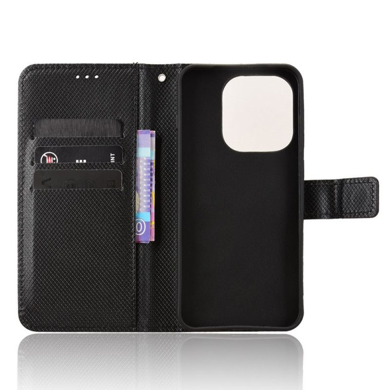 Folio Deksel Oppo Find X9 5g Diamanttekstur