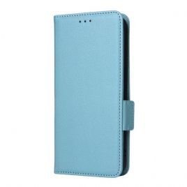 Folio Deksel Oppo Find X9 5g Imitert Skinn Med Stropp Beskyttelse Deksel