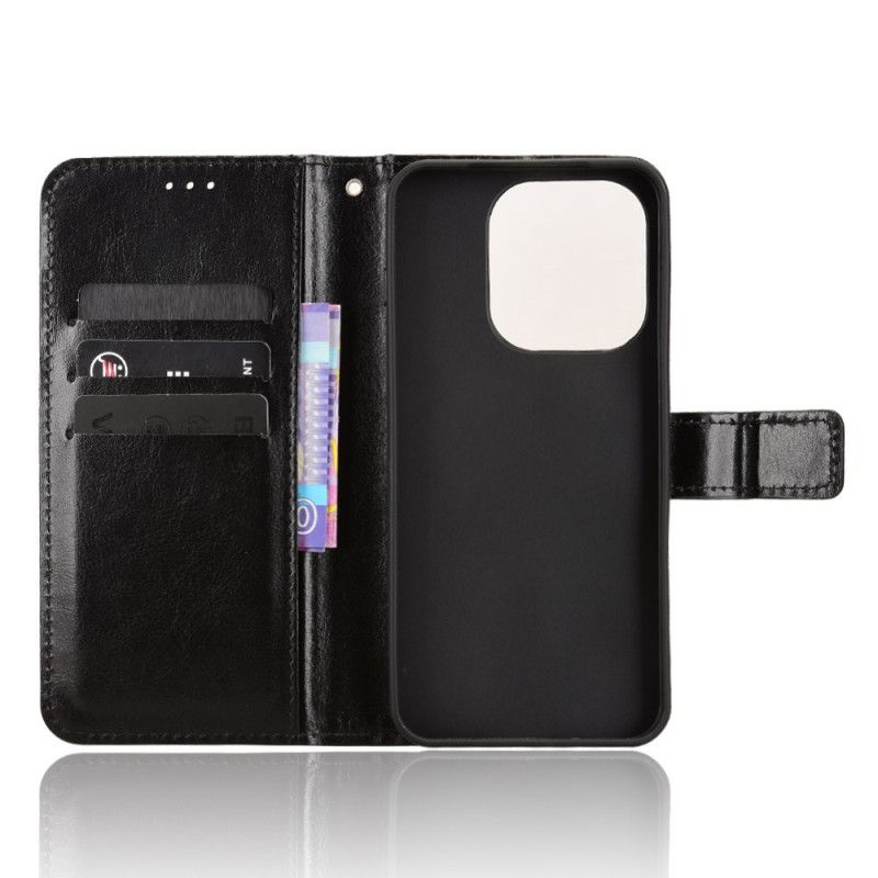 Folio Deksel Oppo Find X9 5g Prangende Imitert Skinn