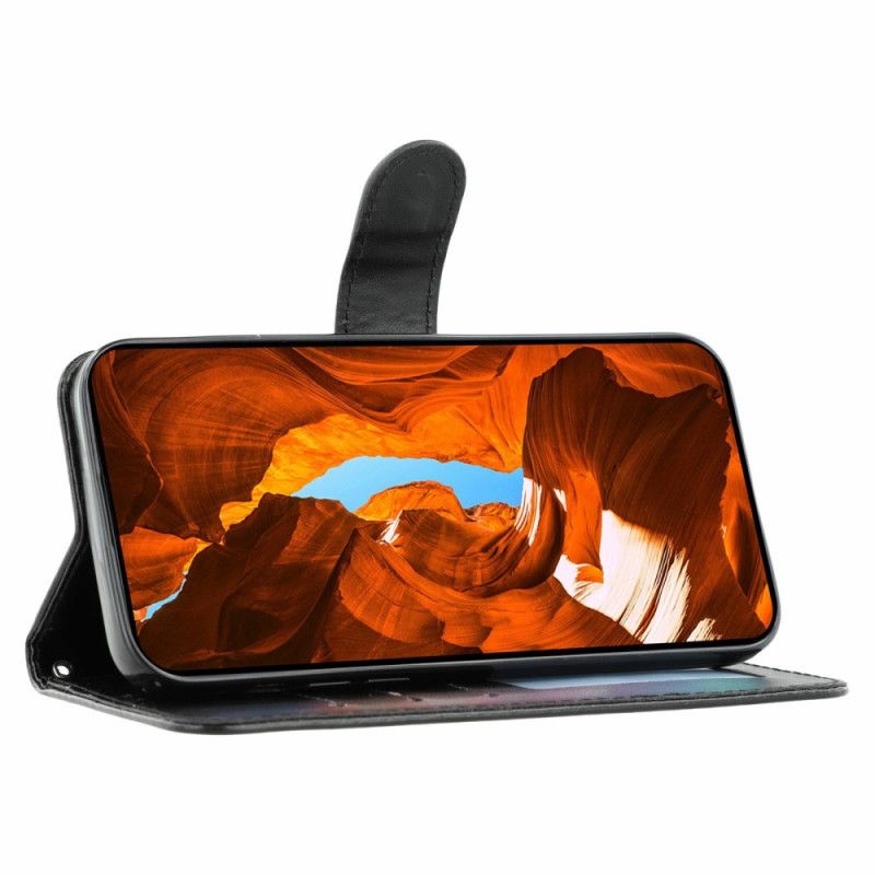 Folio Deksel Til Oppo Find X9 5g Med Håndleddsstropp