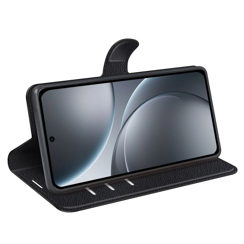 Lærdeksel Folio Deksel Oppo Find X9 5g Litchi-imitert Skinn