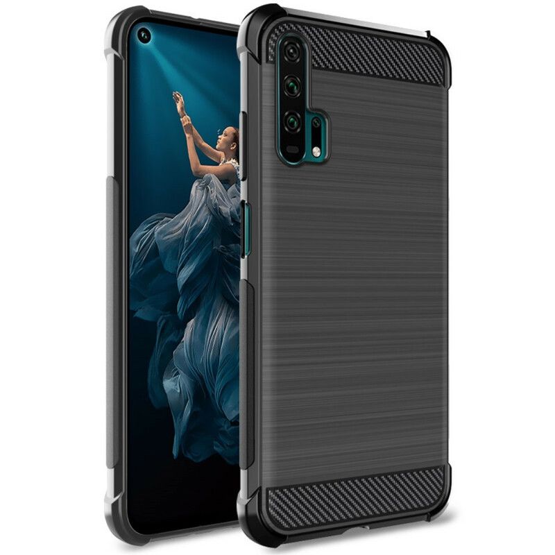 Deksel Til Honor 20 Pro Imak Børstet Karbonfiber