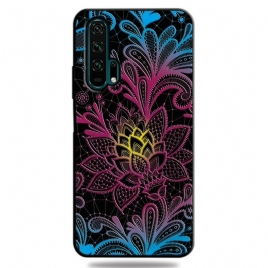 Deksel Til Honor 20 Pro Intens Blomster