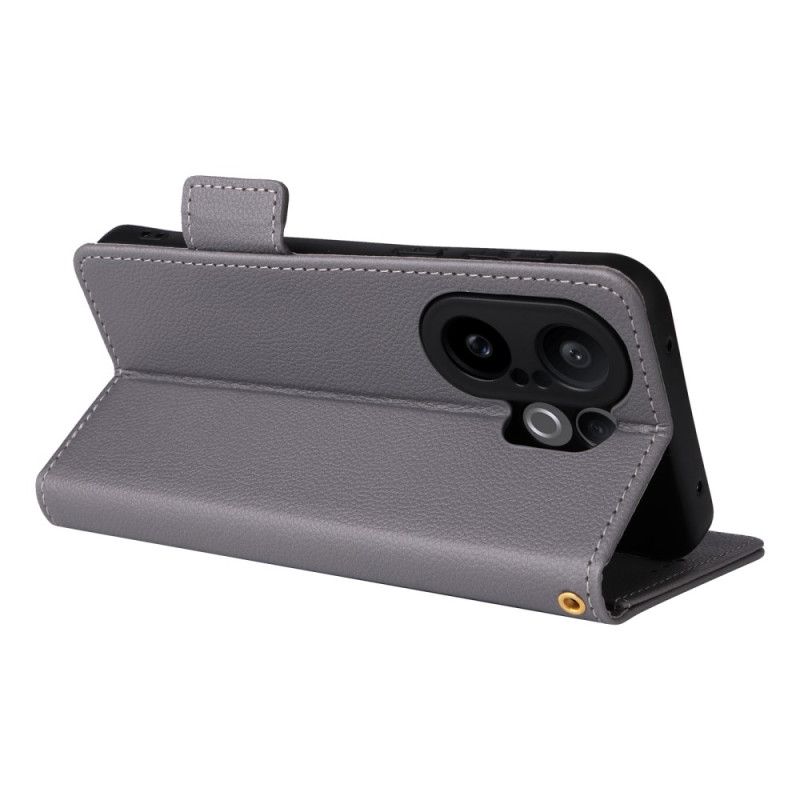 Lærdeksel Folio Deksel Vivo X200 Fe Mobildeksel Kunstig Skinn Med Stropp