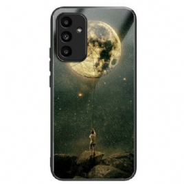 Deksel Samsung Galaxy A15 5g Mobildeksel Mann Og Måne Herdet Glass