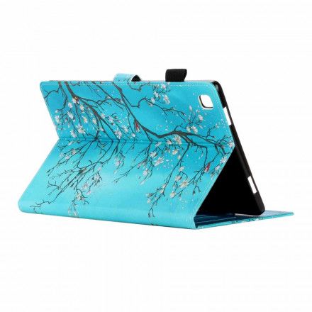 Folio Deksel Til Samsung Galaxy Tab A7 Blomstrende Grener