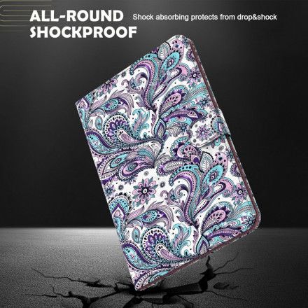 Folio Deksel Til Samsung Galaxy Tab A7 Paisley-mønster