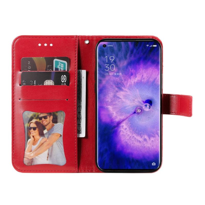 Folio Deksel Til Oppo Find X5 Med Kjede Reim Mandala