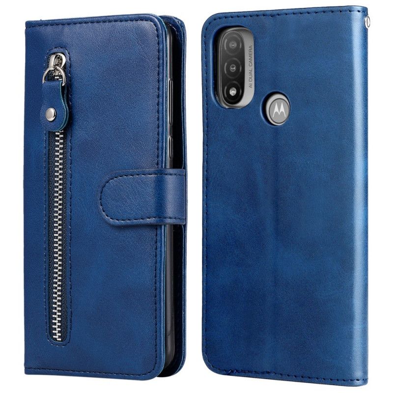Folio Deksel Til Moto E40 / E30 / E20 Vintage Veske