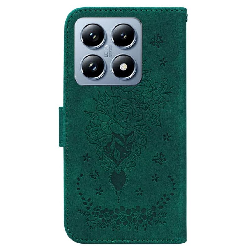 Folio Deksel Xiaomi 14t Roser