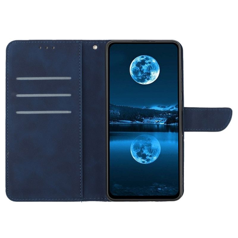 Lærdeksel Folio Deksel Xiaomi 14t Mobildeksel Linje Og Tegnet