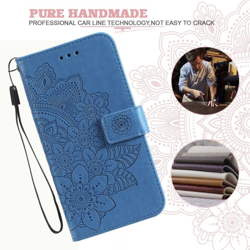 Lærdeksel Folio Deksel Xiaomi 14t Mobildeksel Mandala-avtrykk