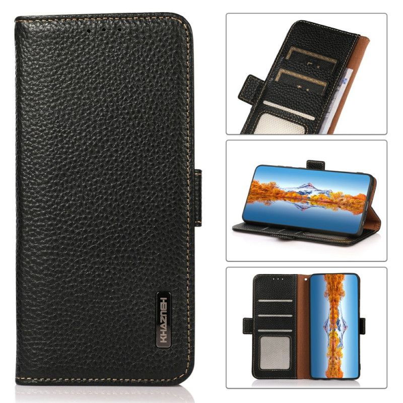 Lærdeksel Folio Deksel Xiaomi 14t Mobildeksel Rfid Khazneh