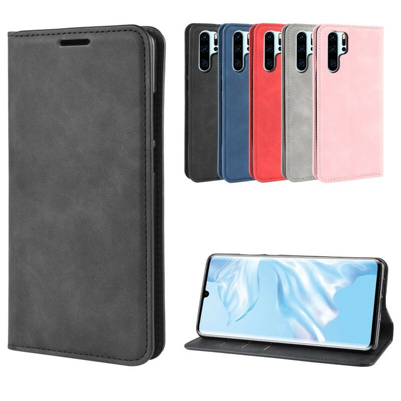 Beskyttelse Deksel Til Huawei P30 Pro Folio Deksel Elegant Skinneffekt