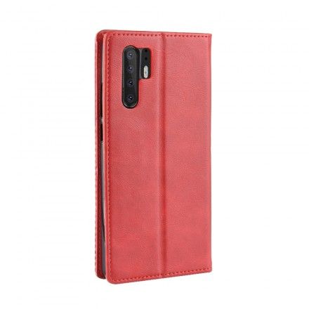 Beskyttelse Deksel Til Huawei P30 Pro Folio Deksel Vintage Stilisert Skinneffekt
