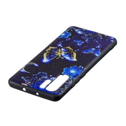 Deksel Til Huawei P30 Pro Gylden Sommerfugl