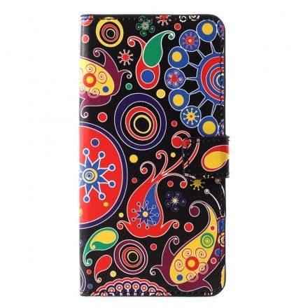 Folio Deksel Til Huawei P30 Pro Galaxy Design