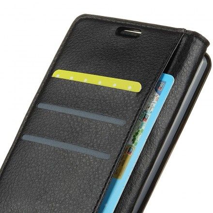 Folio Deksel Til Huawei P30 Pro Imitert Skinn