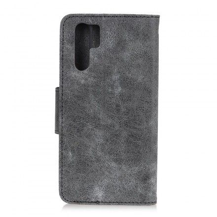 Folio Deksel Til Huawei P30 Pro Lærdeksel Dobbelsidig Magnetisk Klaff