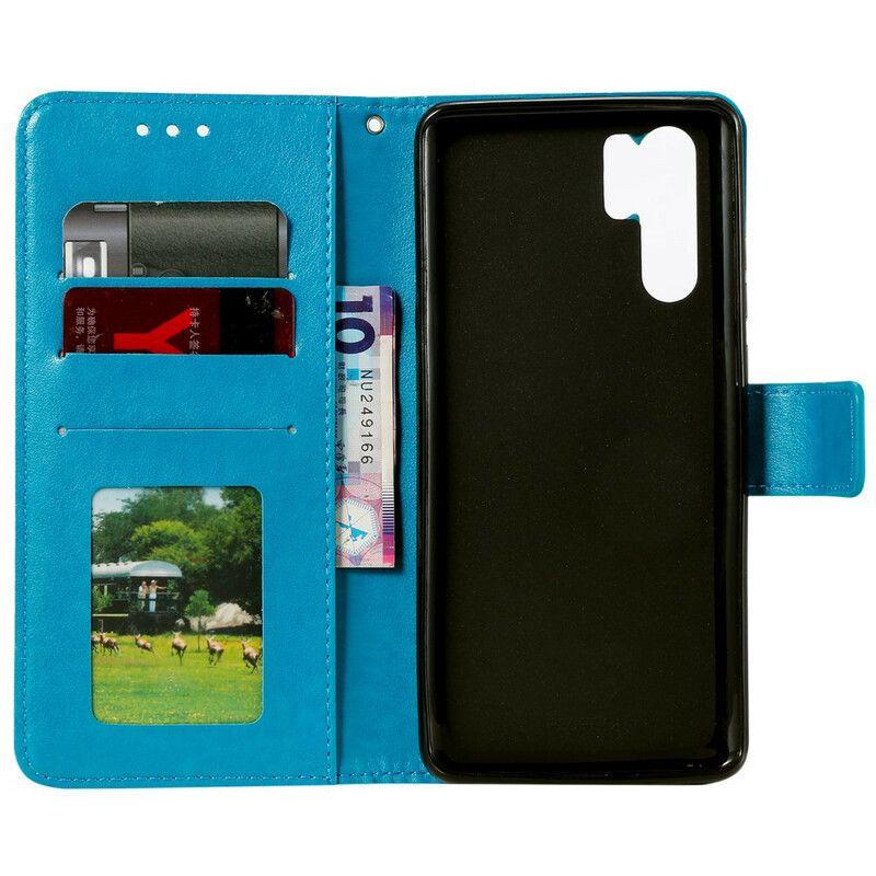 Folio Deksel Til Huawei P30 Pro Med Kjede Elsker Strappy Owls