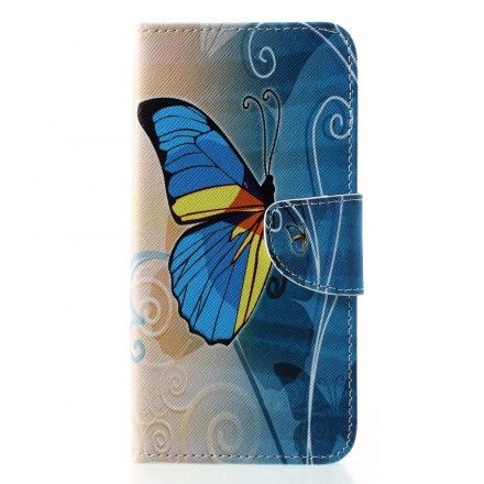 Folio Deksel Til Huawei P30 Pro Sommerfugler Og Blomster