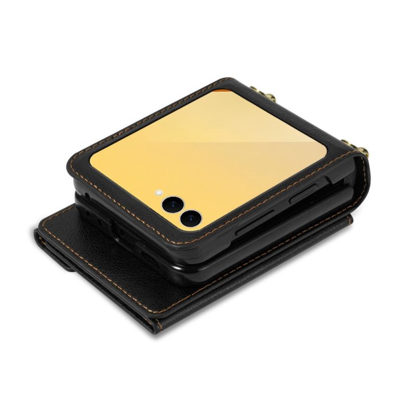 Case Etui Samsung Galaxy Z Flip 7 Mobildeksel N.bekus Skulderlommebok