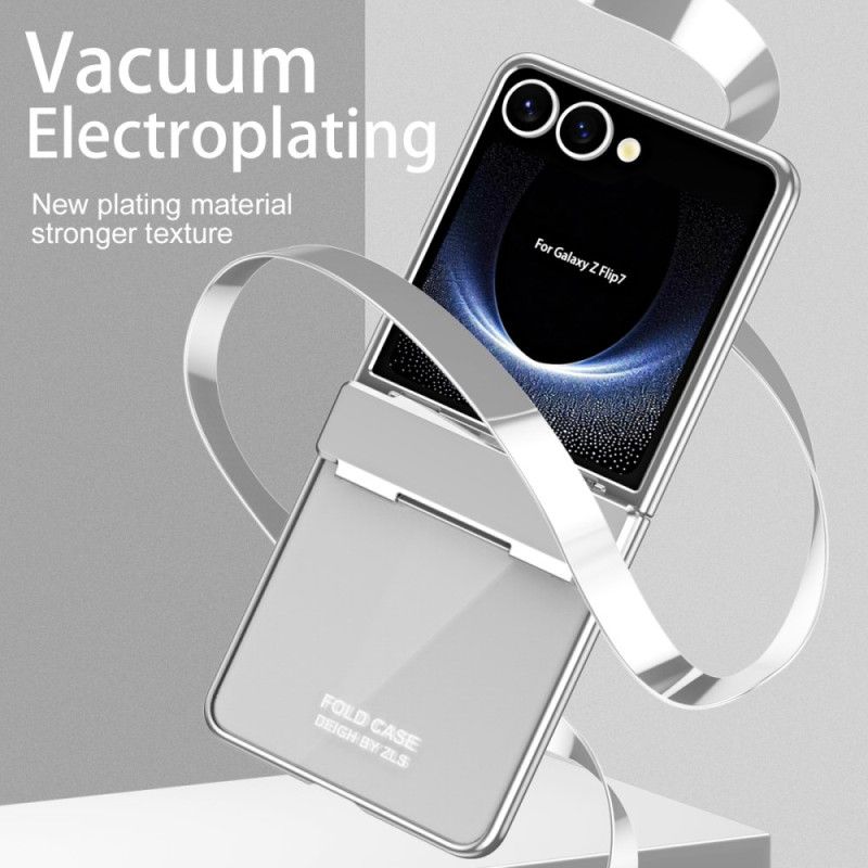 Deksel Samsung Galaxy Z Flip 7 Anti-fingeravtrykk Metallisk Design Beskyttelse Deksel