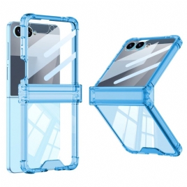 Deksel Samsung Galaxy Z Flip 7 Farget Gjennomsiktig Med Kollisjonsputebeskyttelse