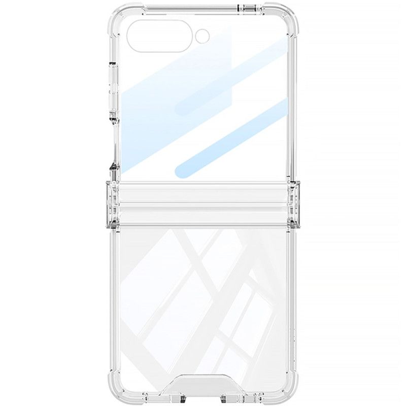 Deksel Samsung Galaxy Z Flip 7 Farget Gjennomsiktig Med Kollisjonsputebeskyttelse