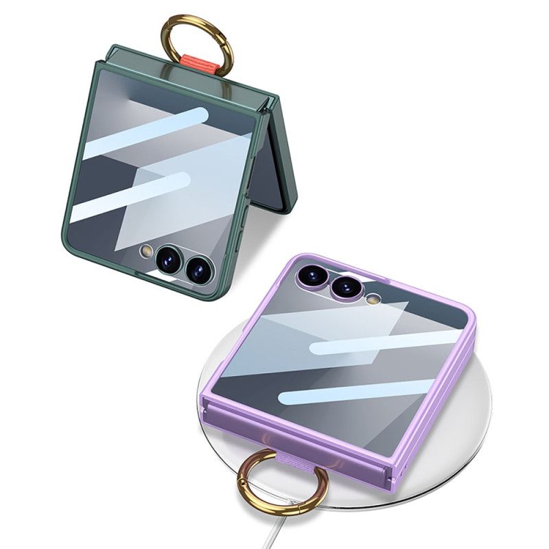 Deksel Samsung Galaxy Z Flip 7 Gkk Håndleddsstropp Og Skjermbeskytter Beskyttelse Deksel