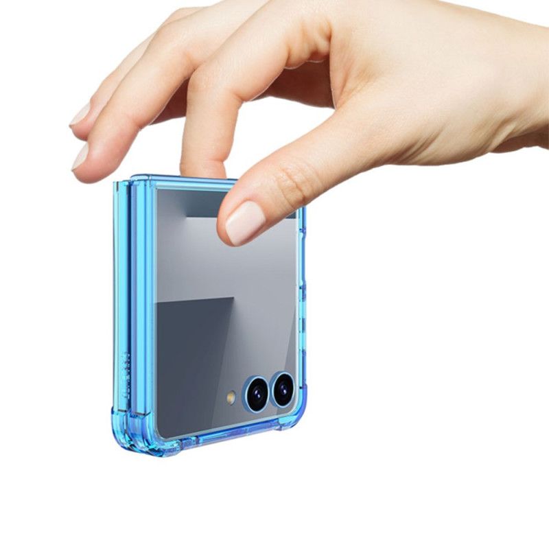 Deksel Samsung Galaxy Z Flip 7 Gkk Metallic Style Felg Beskyttelse Deksel