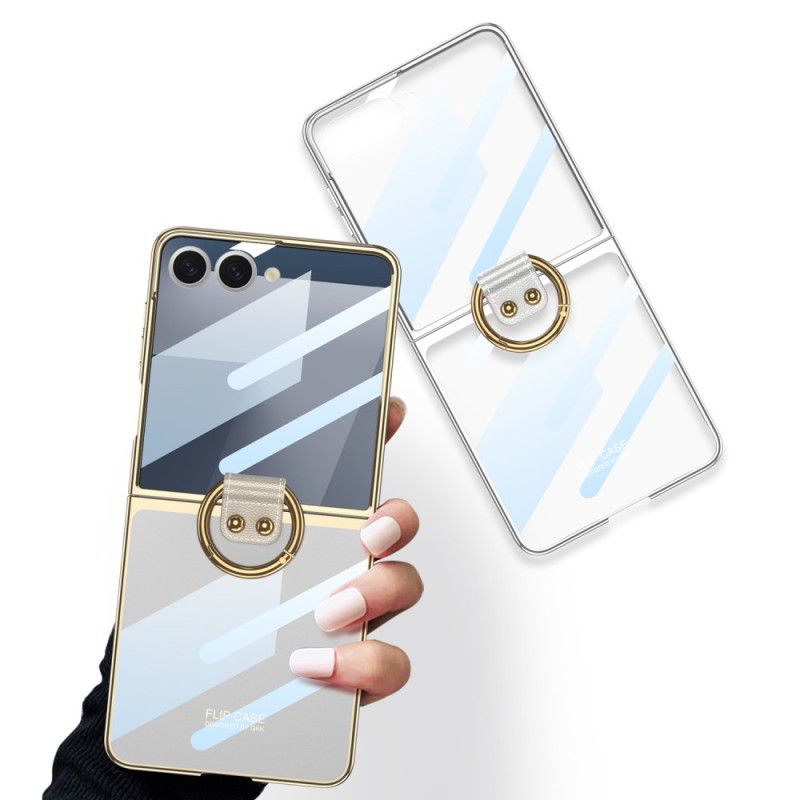 Deksel Samsung Galaxy Z Flip 7 Gkk Skjermbeskytter Og Ringholder Beskyttelse Deksel